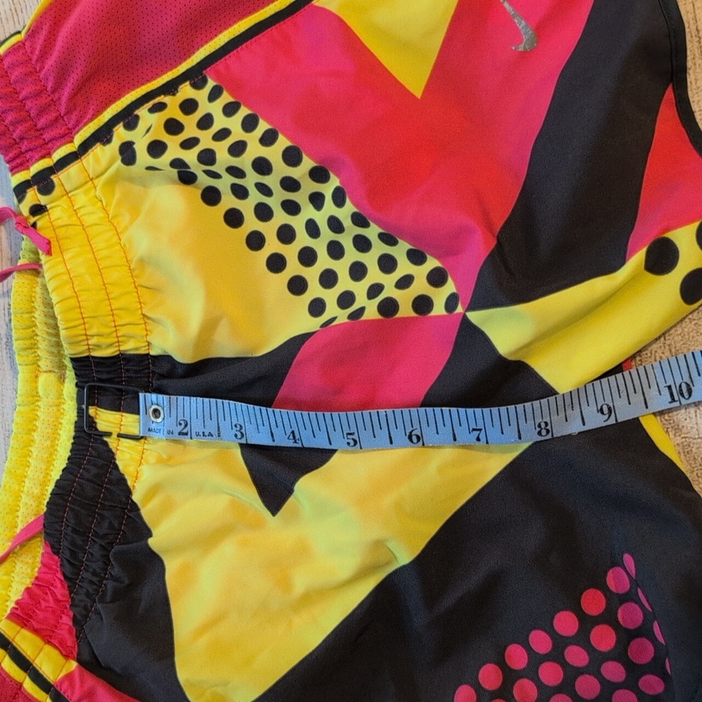 Nike dri-fit pink and yellow cute running shorts.  Size small - Picture 11 of 13